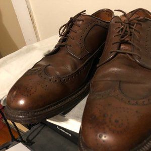 ALDEN 977 Mens 11 B/D Brown Longwing Shoes